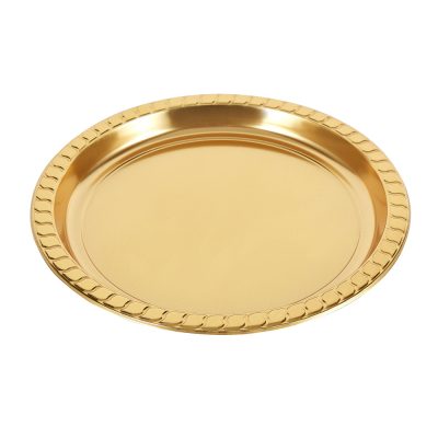 Luxury style plastic charging plate (1)