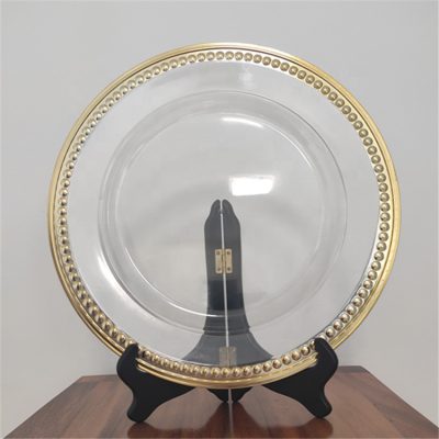 Personalized custom plastic dinner plates (1)