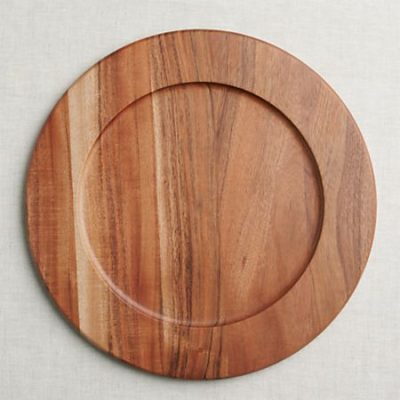 Private handmade custom wooden dinner plate (6)