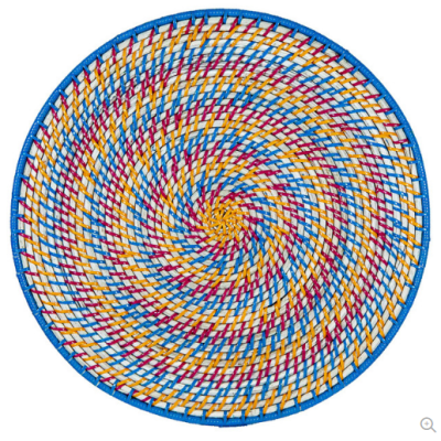 Safe dye rattan dinner plate (2)