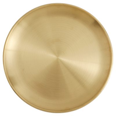 Silver restaurant dinner metal plate (3)