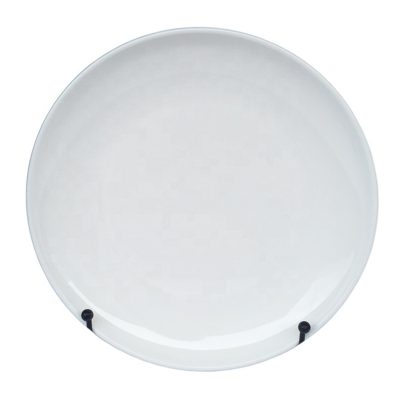 Traditional pattern plastic dinner charger plate (1)