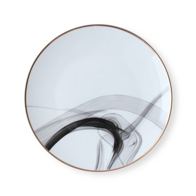 Contemporary stylish ceramic dinner plate (2)