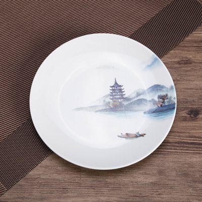 Hand-painted traditional ceramic charging plate (5)
