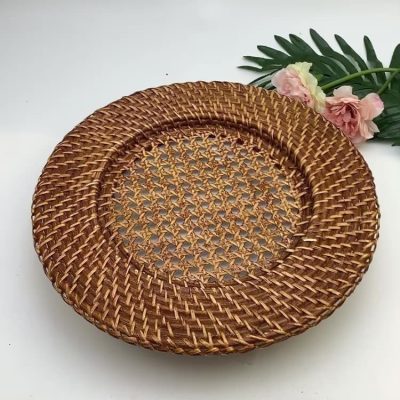 High quality bamboo charger plate (6)