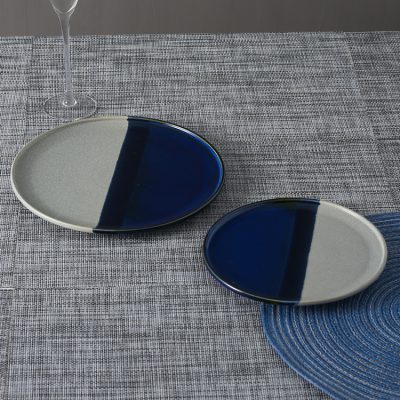 Japanese-style round ceramic charger plate (4)