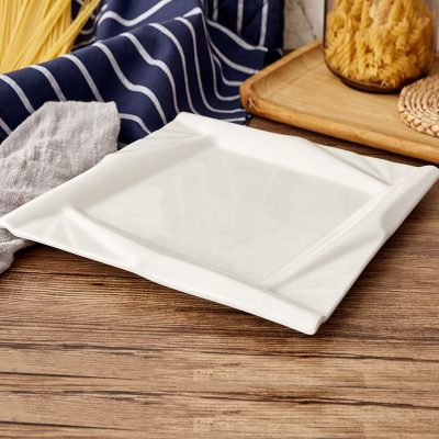 Modern dining room square plate (1)